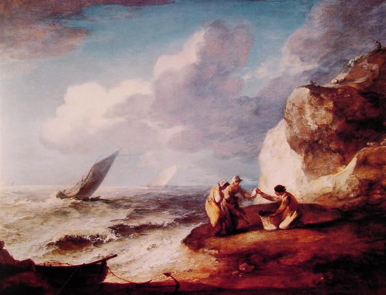 Scena costiera rocciosa - 1781