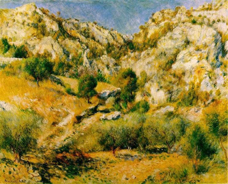 Rocky Craggs ved L'Estaque - 1882