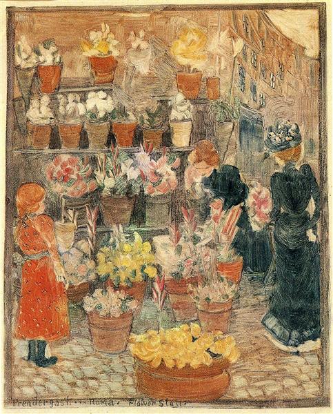 Bloempost van Rome (ook bekend als bloemen- of Romeinse bloemenpost) - 1899