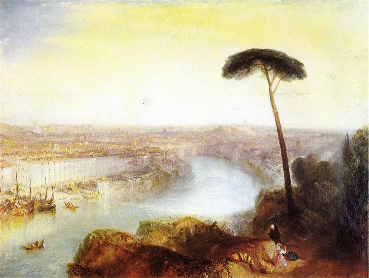 Monte Aventino'dan Roma - 1836