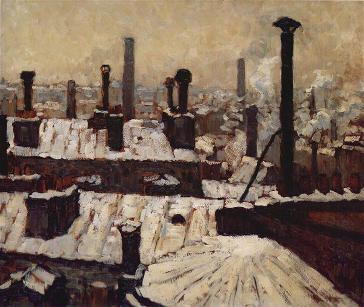 Tews in the Snow - Paris - 1878