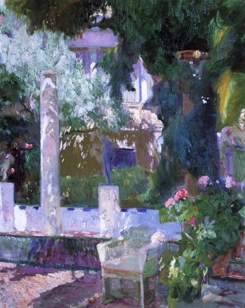 Rosal à la maison Sorolla - 1918