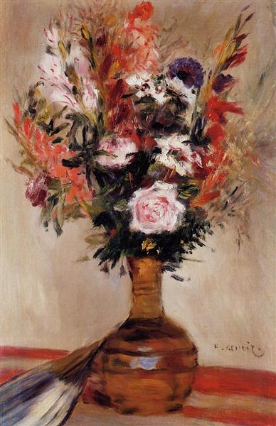 Rosas dans un vase - 1872