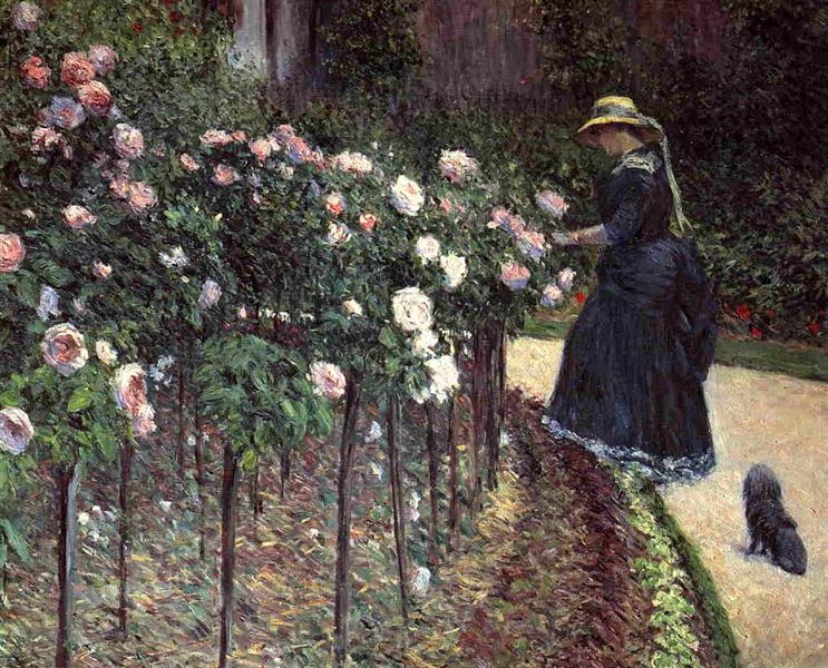 Rosas nel Petit Gennevilliers Garden - 1886