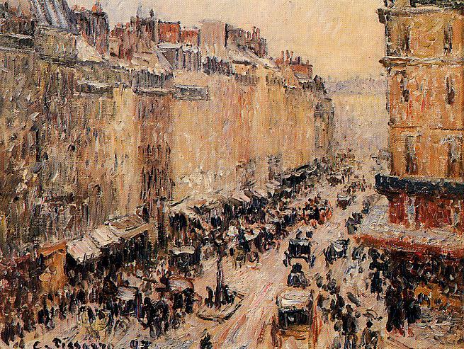 Rue Saint Lazare sous la neige - 1897