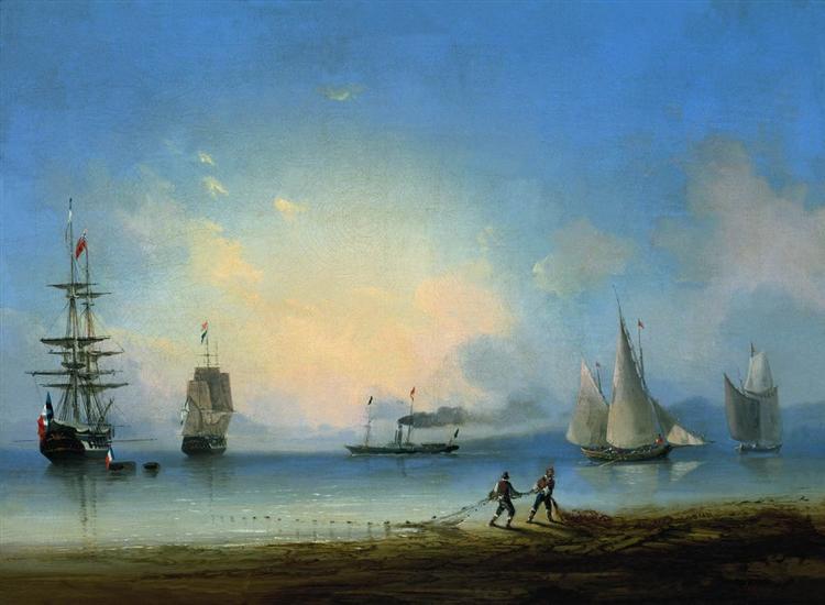 Fregate russe e francesi - 1858