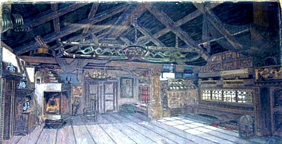 Sadkó. Design för scendekoration. - 1930
