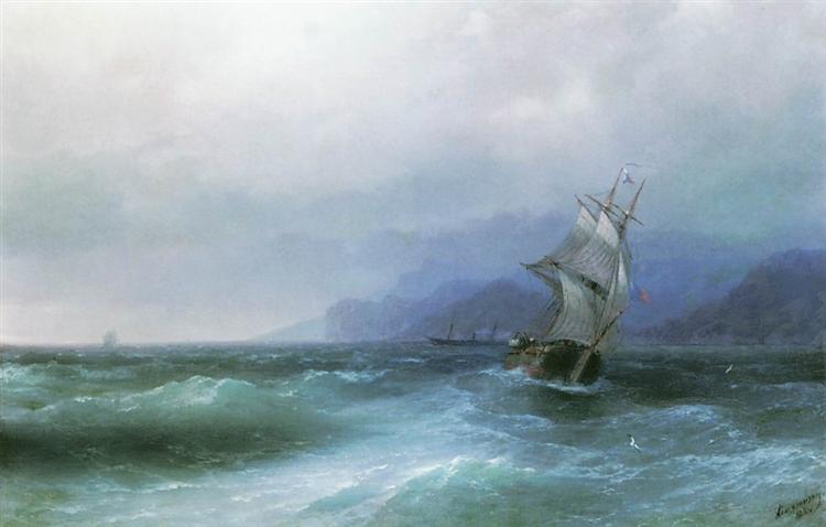Navigation en mer - 1884