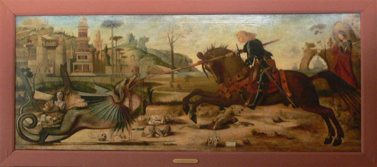 San Jorge - Selon Vittore Carpaccio - 1858