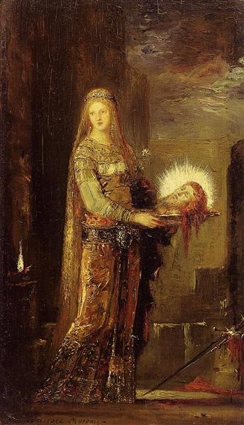 Je Salome portant la tête de Juan Bautista dans un plateau - 1876