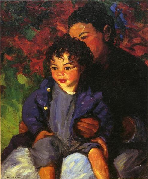 Sammy en zijn moeder - 1915