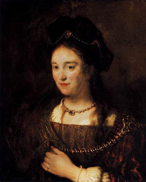 Saskia - femme de l'artiste - 1643