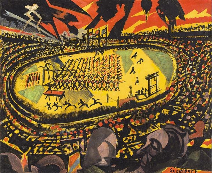 Sportta - 1926 - Olaj - Karton Vásznon - 78x94.5cm