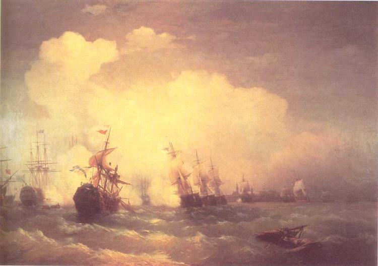 Batalla Naval Cerca De Revel - 1846