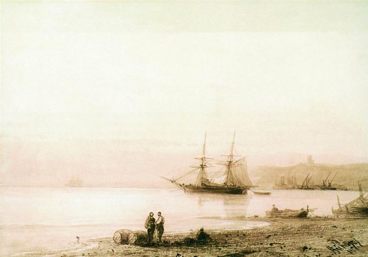 Shore de la mer - 1861