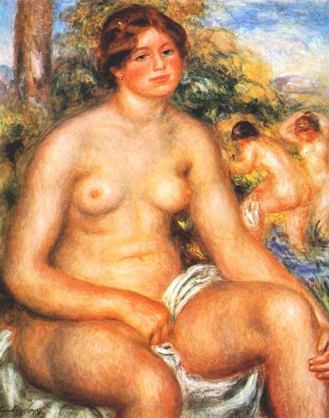 Oturan Yüzücü - 1914