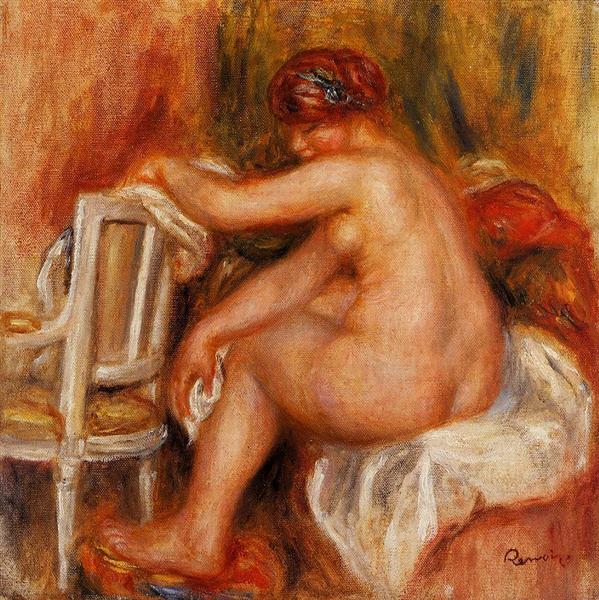 Siedzący nago - 1913