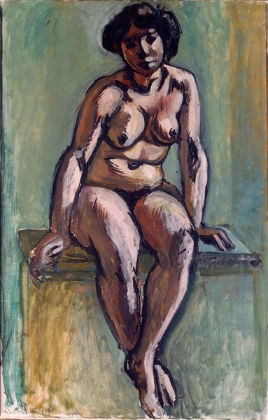 Mulher sentada 1908