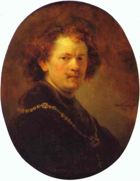 Self -Portrait s hlavou objeveno - 1633