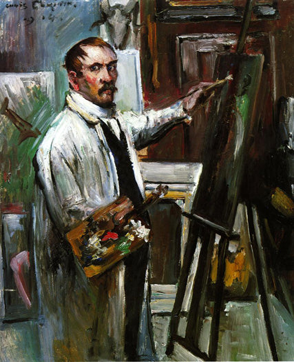研究中的自画像-1914