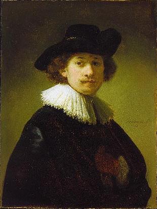 Auto -portrait con cappello - 1632
