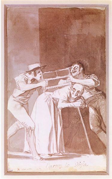 Deling af den gamle kvinde - 1810