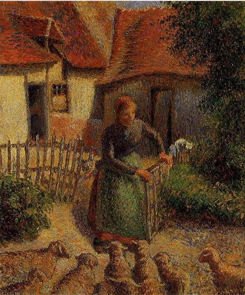 Pastora přináší ovce - 1886