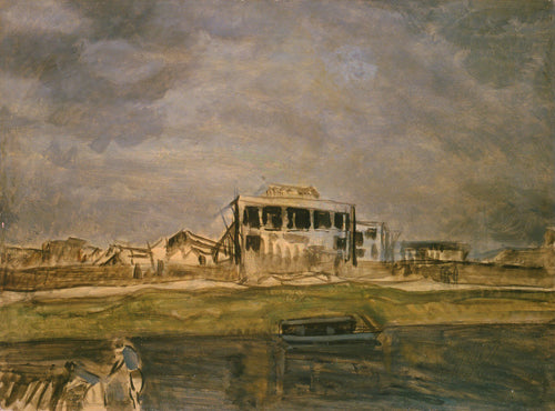 Lugar De Una Feroz Batalla En Suzhou Creek - 1938