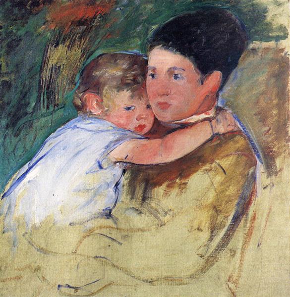 Ana Sketch et son infirmière - 1897