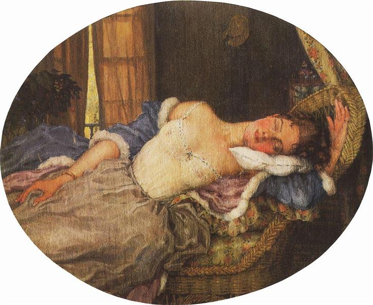 Femme Jeune Dormant - 1922
