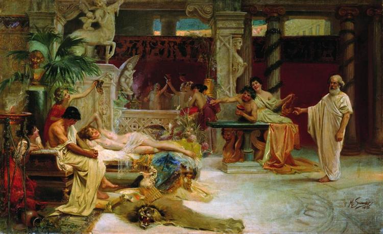 Socrates finder sin studerende Alcviad i Heterai