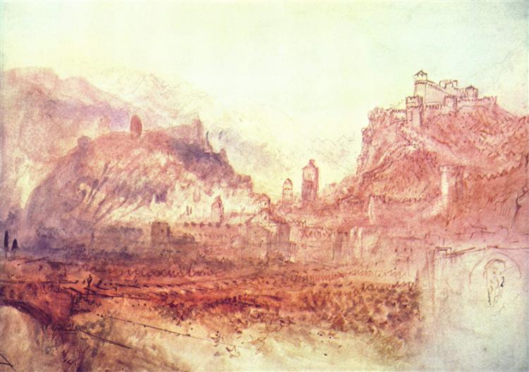 La sud de Bellinzona - 1841