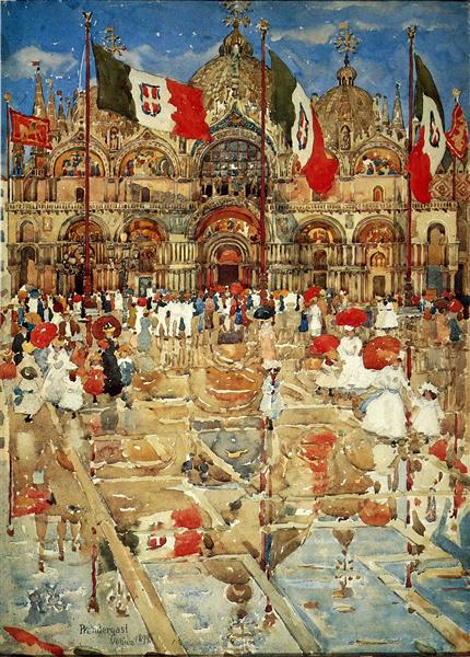 Zon en regen spatten - 1899