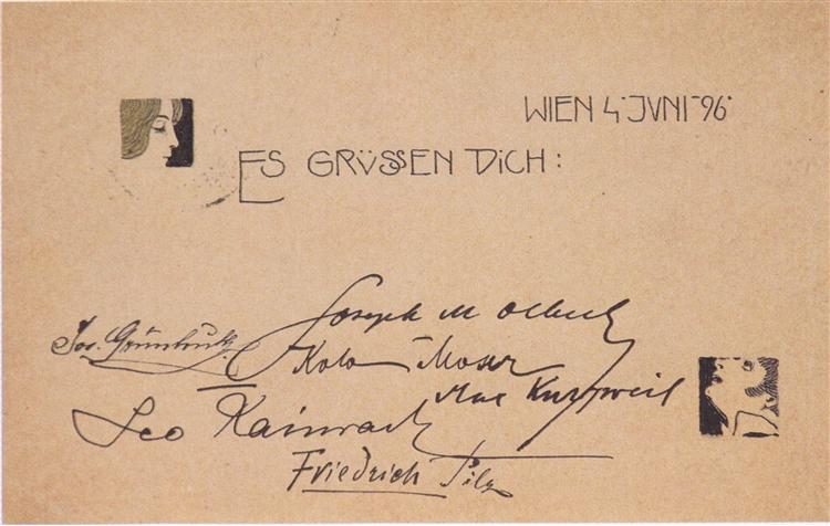 Square Vignette - 1896