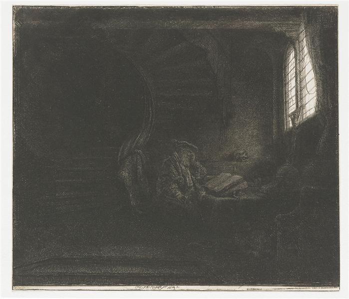 San Jerónimo in una camera oscura - 1642