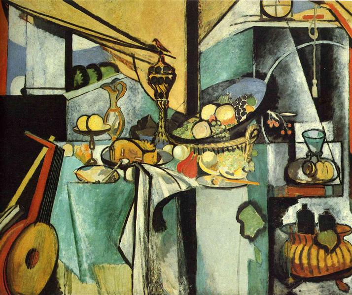 Nature morte après 'La Desserte' de Heem 1915