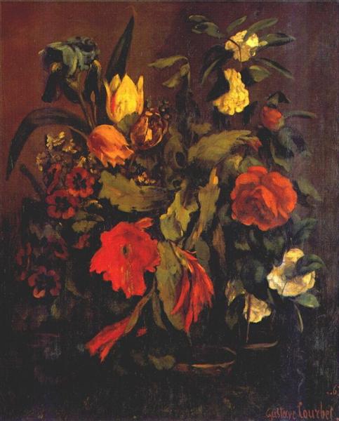 BEMÆRK Nature af blomster - 1863