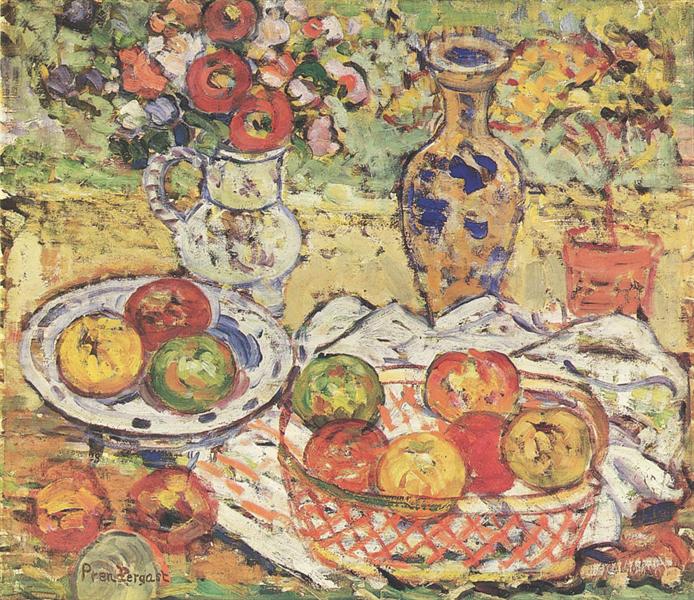 Løft naturen med æbler - 1915