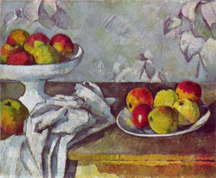 Bodegón avec des pommes et des fruits - 1882