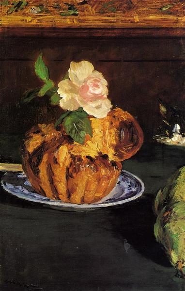 Natureza morta com brioche - 1880