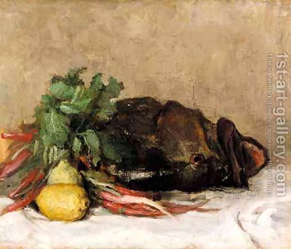 Bodegón con pesce e verdure