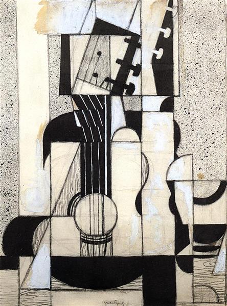 Natureza morta com guitarra - 1913