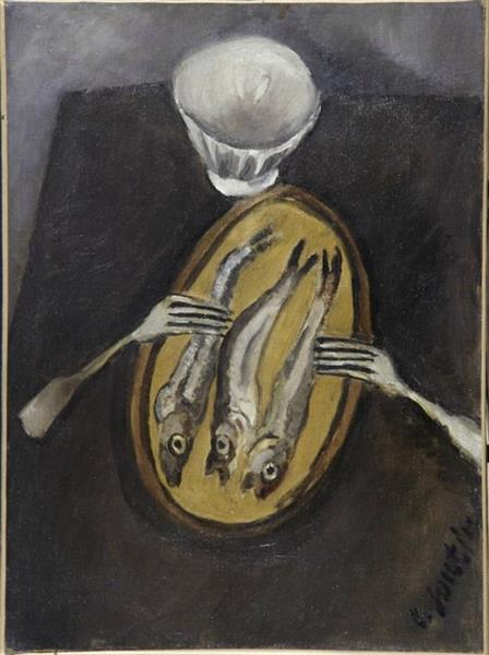 Natureza morta com arenque - 1916