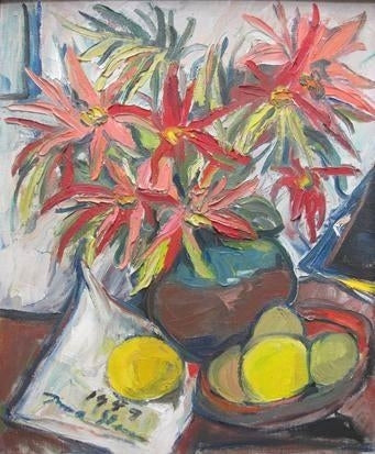 Nature Morte Avec Lys - 1957
