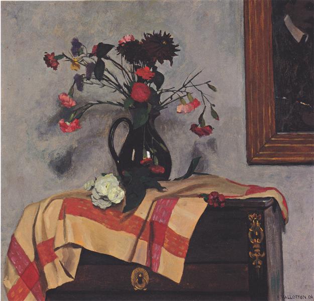 Natureza Morta Com auto -cortrait - 1906