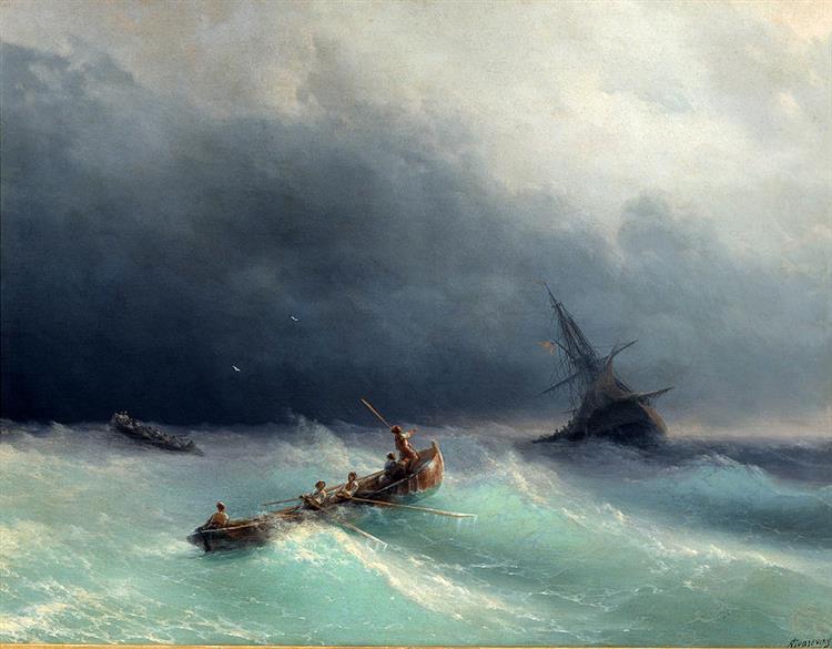 Sturm auf See - 1873