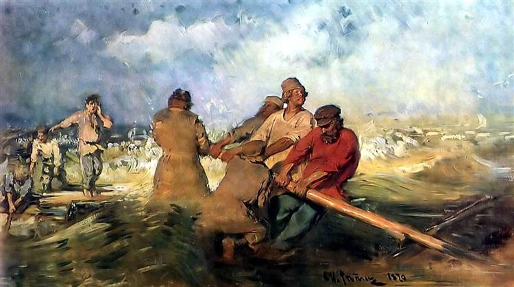 Storm in de Wolga - 1891