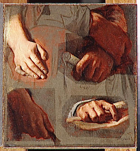 Estudos para a Apoteose de Homero - 1827