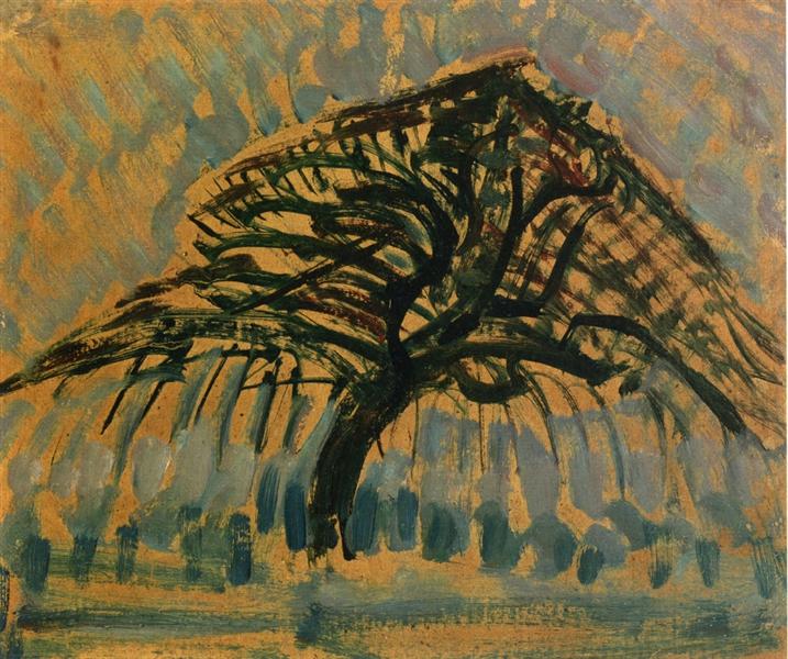 Étude pour la série Blue Apple Tree - 1908
