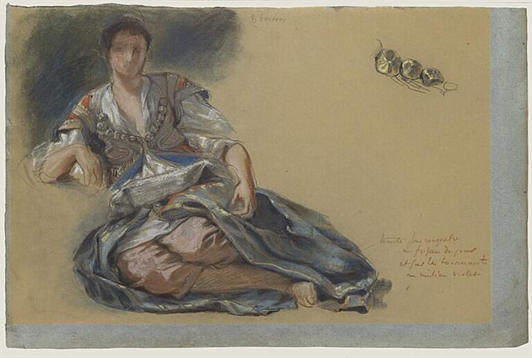 Undersøgelse for kvinderne i Algiers - 1834 billede